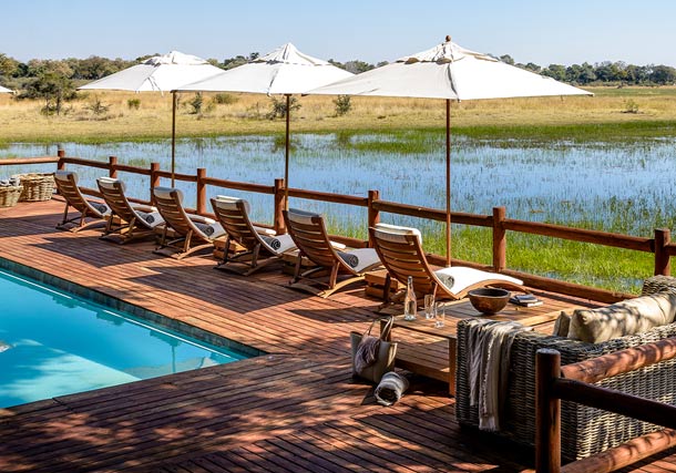 Africa Botswana okavango Delta Chiefs Camp Pool search